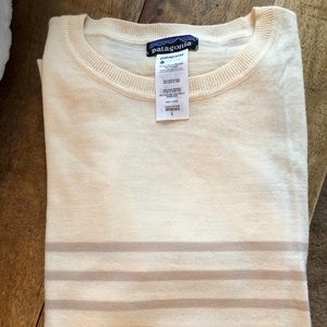 Patagonia Neutral and Soft Stripped Sweater